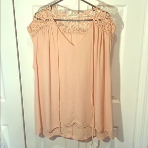 Blush pink blouse